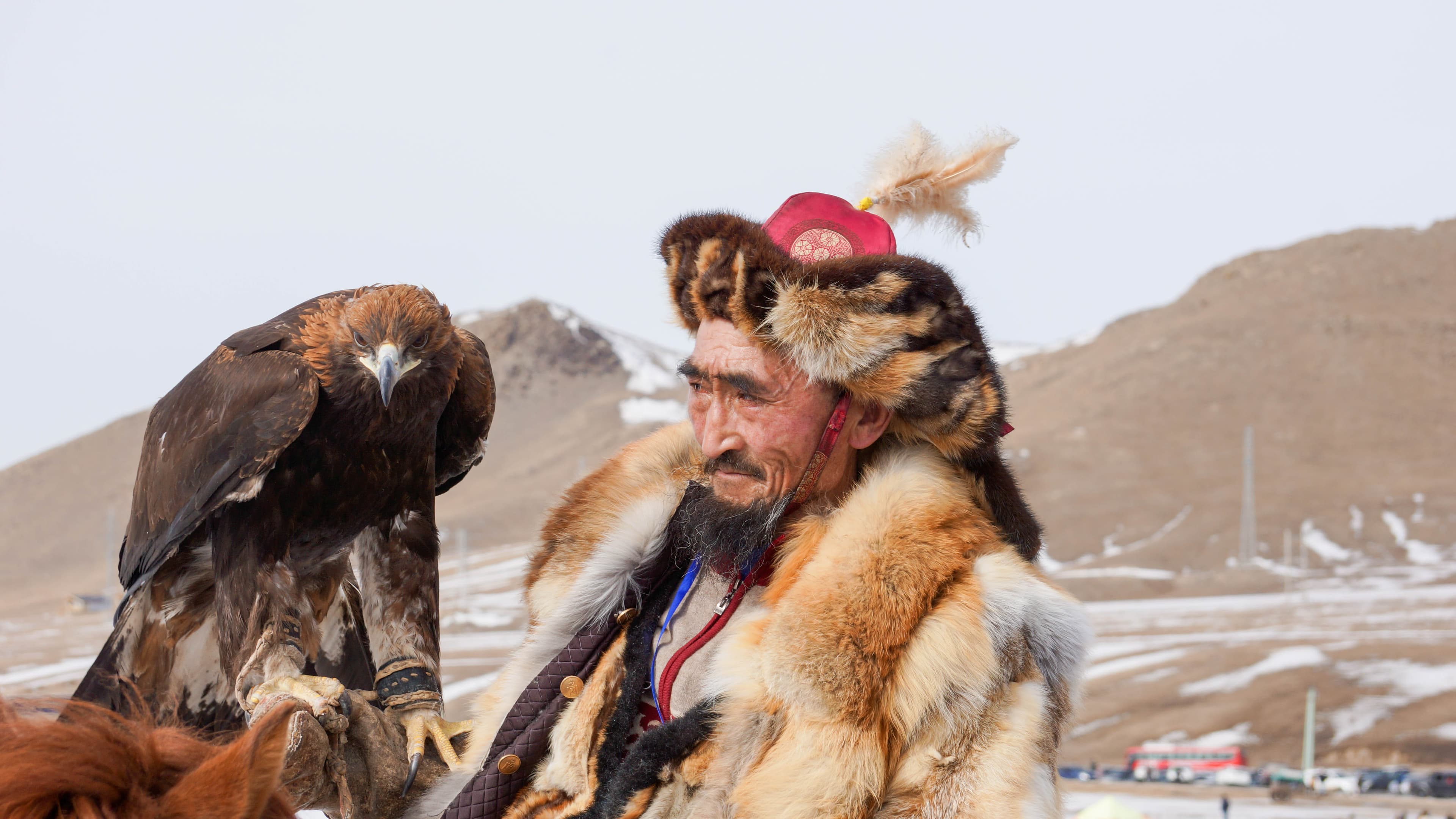 Closing ceremony of Eagle hunter festival