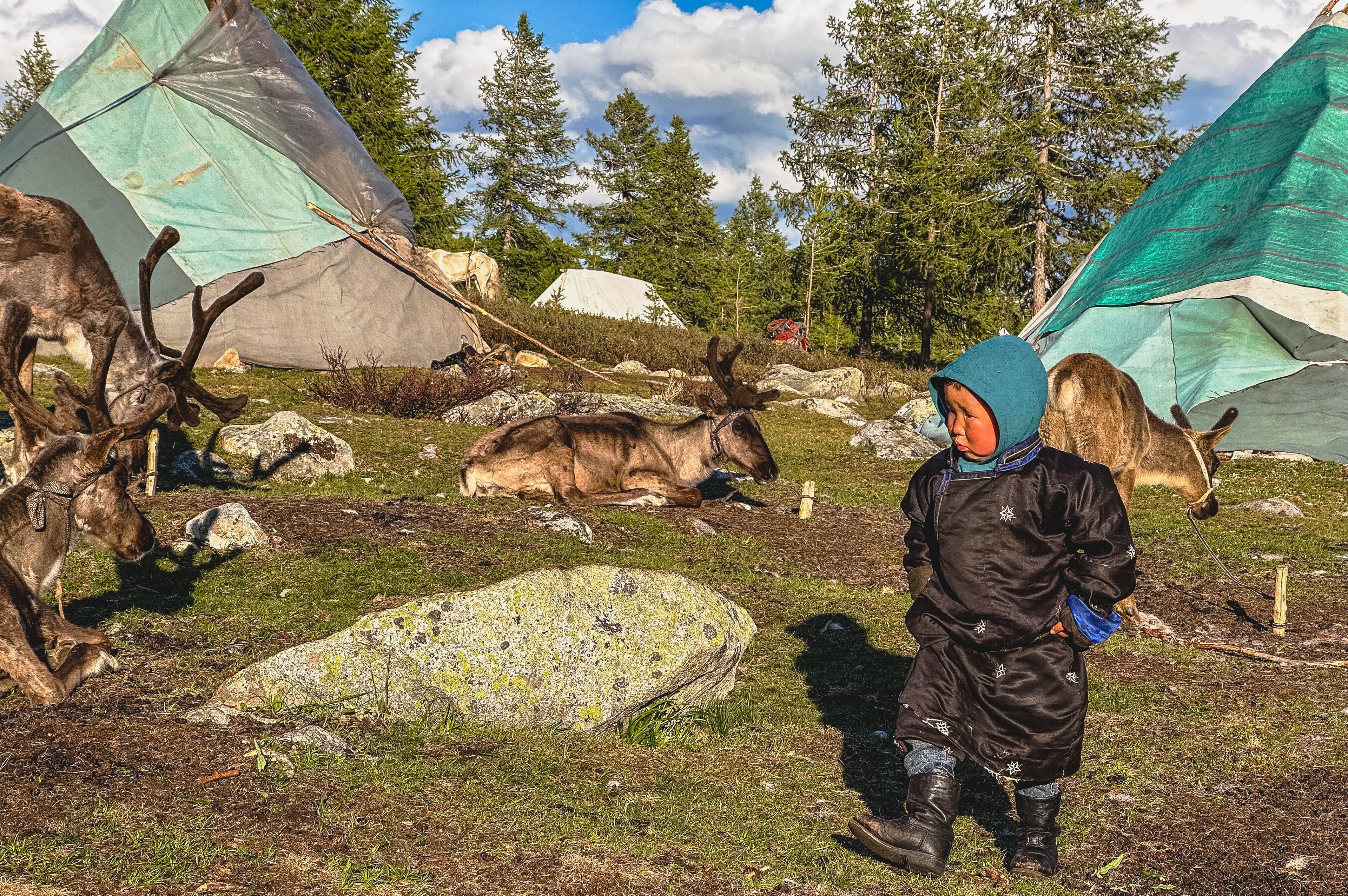 Reindeer herders & Khuvsgul lake